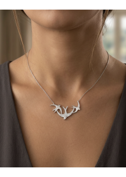 Üç Kırlangıç Motif Gümüş Kolye