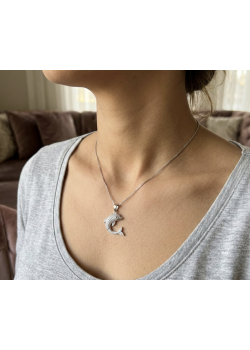 Yunus Motif Gümüş Kolye