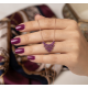 Yakut Taşlı Yelpaze Motif Gümüş Mini Kolye Yakut Taşlı Yelpaze Motif Gümüş Mini Kolye