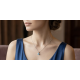 Lab Topaz Taşlı Yuvarlak Motif Gümüş Mini Kolye Lab Topaz Taşlı Yuvarlak Motif Gümüş Mini Kolye