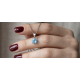 Lab Topaz Taşlı Yuvarlak Motif Gümüş Mini Kolye Lab Topaz Taşlı Yuvarlak Motif Gümüş Mini Kolye