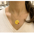 Emoji Motif Gümüş Kolye