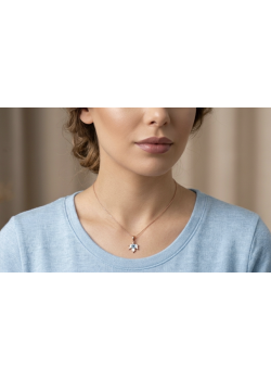Çınar Ağacı Motif Mineli Gümüş Mini Kolye Çınar Ağacı Motif Mineli Gümüş Mini Kolye