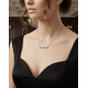 Pembe Safir ve Mozanite Taşlı Gümüş Kolye Pembe Safir ve Mozanite Taşlı Gümüş Kolye