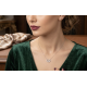 İki Vav Motif Gümüş Mini Kolye