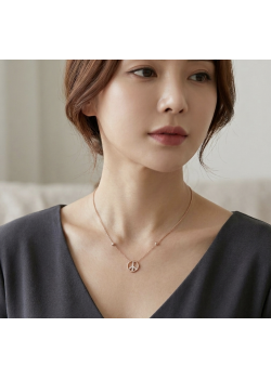 Barış Motif Yanları Toplu Gümüş Mini Kolye Barış Motif Yanları Toplu Gümüş Mini Kolye