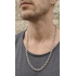 Mini Oval Model Cerrahi Çelik Zincir Kolye