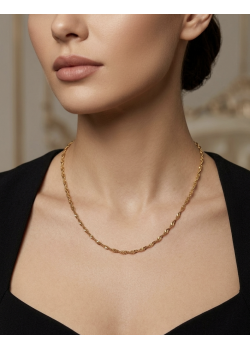 Burgu Model Cerrahi Çelik Zincir Kolye Burgu Model Cerrahi Çelik Zincir Kolye