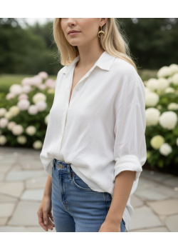 Ters Ay Motif Taşsız Gümüş Küpe