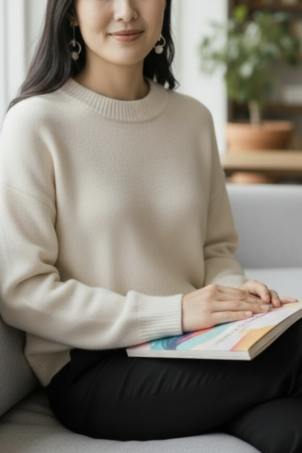 Ucu Tektaş Motif Sallantılı Gümüş Küpe