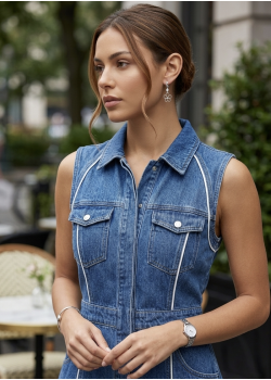 Çiçek Motif Sallantılı Gümüş Uzun Küpe