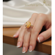 Opal Taşlı Gümüş Yüzük (sarı)