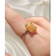 Opal Taşlı Gümüş Yüzük (sarı)
