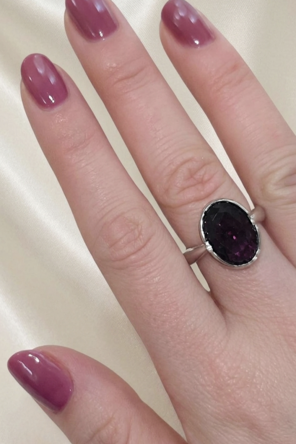 Peridot ve Lab Topaz Taşlı Gümüş Yüzük Serisi
