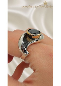 Onix Taşlı Gümüş Yüzük 