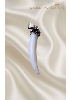 Sedefli Fildişi Gümüş Kolye Ucu