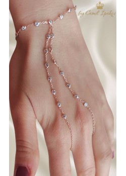 Laboratuvar Pırlantası Taşlı Gümüş Şahmeran 