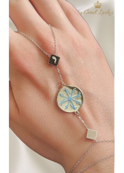 Ortası Aşk Tılsım Motif Gümüş Şahmeran 