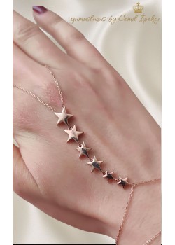 Yıldız Motif Taşsız Gümüş Şahmeran