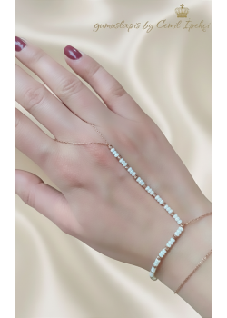 İnci ve Dorika Topları ile Süslü Gümüş Şahmeran